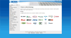 Desktop Screenshot of katalog.betonserver.cz